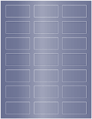 Blue Print Soho Rectangular Labels 1 1/8 x 2 1/4 (21 per sheet - 5 sheets per pack)
