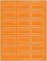 Mandarin Soho Rectangular Labels 1 1/8 x 2 1/4 (21 per sheet - 5 sheets per pack)