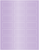 Violet Soho Rectangular Labels 1 1/8 x 2 1/4 (21 per sheet - 5 sheets per pack)
