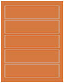 Papaya Soho Belt Labels 1 3/4 x 7 1/2 (5 per sheet - 5 sheets per pack)