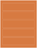 Papaya Soho Belt Labels 1 3/4 x 7 1/2 (5 per sheet - 5 sheets per pack)
