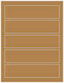 Natural Kraft Soho Belt Labels 1 3/4 x 7 1/2 (5 per sheet - 5 sheets per pack)