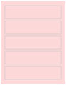 Pink Feather Soho Belt Labels 1 3/4 x 7 1/2 (5 per sheet - 5 sheets per pack)