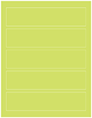 Citrus Green Soho Belt Labels 1 3/4 x 7 1/2 (5 per sheet - 5 sheets per pack)