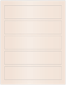 Nude Soho Belt Labels 1 3/4 x 7 1/2 (5 per sheet - 5 sheets per pack)