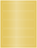 Gold Soho Belt Labels 1 3/4 x 7 1/2 (5 per sheet - 5 sheets per pack)