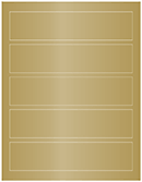 Antique Gold Soho Belt Labels 1 3/4 x 7 1/2 (5 per sheet - 5 sheets per pack)