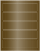 Bronze Soho Belt Labels 1 3/4 x 7 1/2 (5 per sheet - 5 sheets per pack)