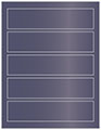 Iris Blue Soho Belt Labels 1 3/4 x 7 1/2 (5 per sheet - 5 sheets per pack)