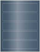 Iris Blue Soho Belt Labels 1 3/4 x 7 1/2 (5 per sheet - 5 sheets per pack)