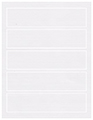 Linen Solar White Soho Belt Labels 1 3/4 x 7 1/2 (5 per sheet - 5 sheets per pack)