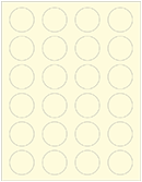 Crest Baronial Ivory Soho Round Labels (24 per sheet - 5 sheets per pack)