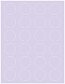 Purple Lace Soho Round Labels (24 per sheet - 5 sheets per pack)
