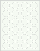 Mist Soho Round Labels (24 per sheet - 5 sheets per pack)