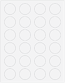 Soho Grey Soho Round Labels (24 per sheet - 5 sheets per pack)