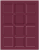 Wine Soho Square Labels 2 x 2 (12 per sheet - 5 sheets per pack)