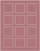 Riviera Rose Soho Square Labels 2 x 2 (12 per sheet - 5 sheets per pack)