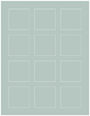 Dusk Blue Soho Square Labels 2 x 2 (12 per sheet - 5 sheets per pack)