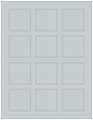 Fresh Air Soho Square Labels 2 x 2 (12 per sheet - 5 sheets per pack)