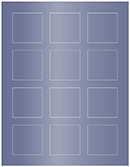 Blue Print Soho Square Labels 2 x 2 (12 per sheet - 5 sheets per pack)