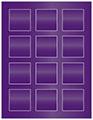 Purple Soho Square Labels 2 x 2 (12 per sheet - 5 sheets per pack)