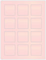 Rose Soho Square Labels 2 x 2 (12 per sheet - 5 sheets per pack)