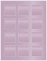 Violet Soho Square Labels 2 x 2 (12 per sheet - 5 sheets per pack)