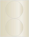 Champagne Soho Round Labels Style B5