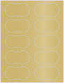 Gold Leaf Soho Crenelle Labels Style B9