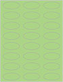Pistachio Soho Oval Labels 2 1/4 x 1 (24 per sheet - 5 sheets per pack)