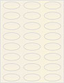Quartz Soho Oval Labels 2 1/4 x 1 (24 per sheet - 5 sheets per pack)