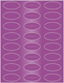 Plum Punch Soho Oval Labels 2 1/4 x 1 (24 per sheet - 5 sheets per pack)