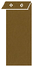 Eames Umber (Textured) Layer Invitation Cover (3 7/8 x 9 1/4) - 25/Pk