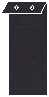 Linen Black Layer Invitation Cover (3 7/8 x 9 1/4) - 25/Pk