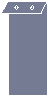 Cobalt Layer Invitation Cover (3 7/8 x 9 1/4) - 25/Pk