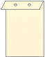 Eames Natural White (Textured) Layer Invitation Cover (5 3/8 x 7 3/4) - 25/Pk