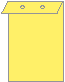 Factory Yellow Layer Invitation Cover (5 3/8 x 7 3/4) - 25/Pk