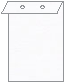 Linen Solar White Layer Invitation Cover (5 3/8 x 7 3/4) - 25/Pk