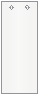 Pearlized White Layer Invitation Insert (3 1/2 x 9) - 25/Pk