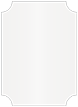 Pearlized White Notch Card 4 1/2 x 6 1/4 - 25/Pk
