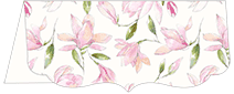 Magnolia NW Crenelle Folded Card 4 x 9 Folded - 10/Pk