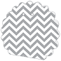 Chevron Pewter Favor Box Style A (10 per pack)