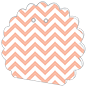 Chevron Ginger Favor Box Style A (10 per pack)
