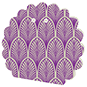 Glamour Purple Favor Box Style A (10 per pack)