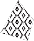 Rhombus Black Favor Box Style C (10 per pack)