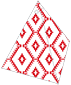 Rhombus Red Favor Box Style C (10 per pack)