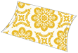 Morocco Yellow Favor Box Style D (10 per pack)