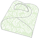 Floral Green Tea Favor Box Style E (10 per pack)