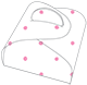 Polkadot Pink Favor Box Style E (10 per pack)