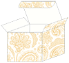 Paisley Gold Favor Box Style M (10 per pack)